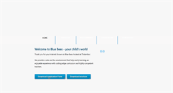 Desktop Screenshot of bluebeeskids.com